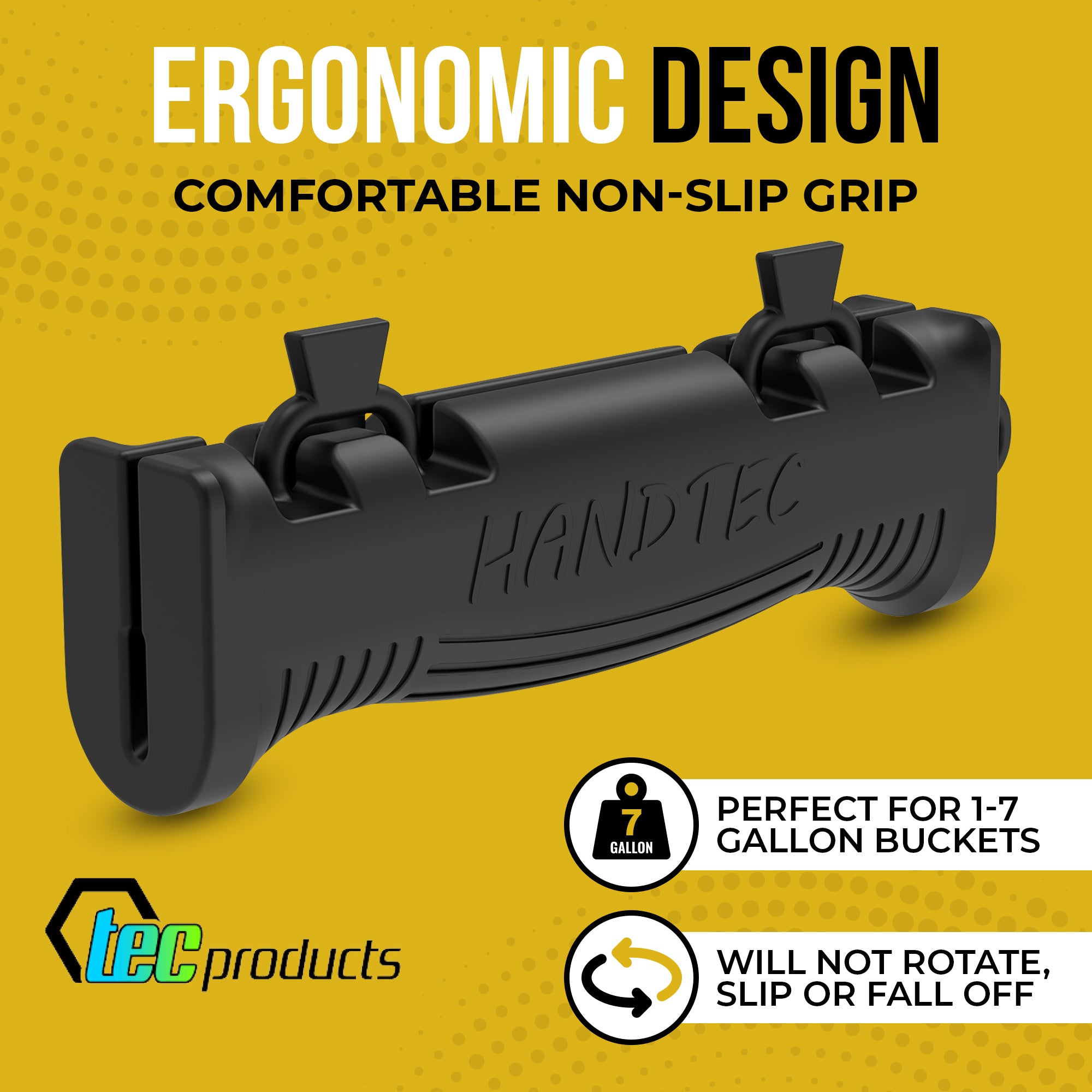 Event Handtec HANDTEC Bucket Grip - Ergonomic & No Slip Handle – Tec Products, Inc.