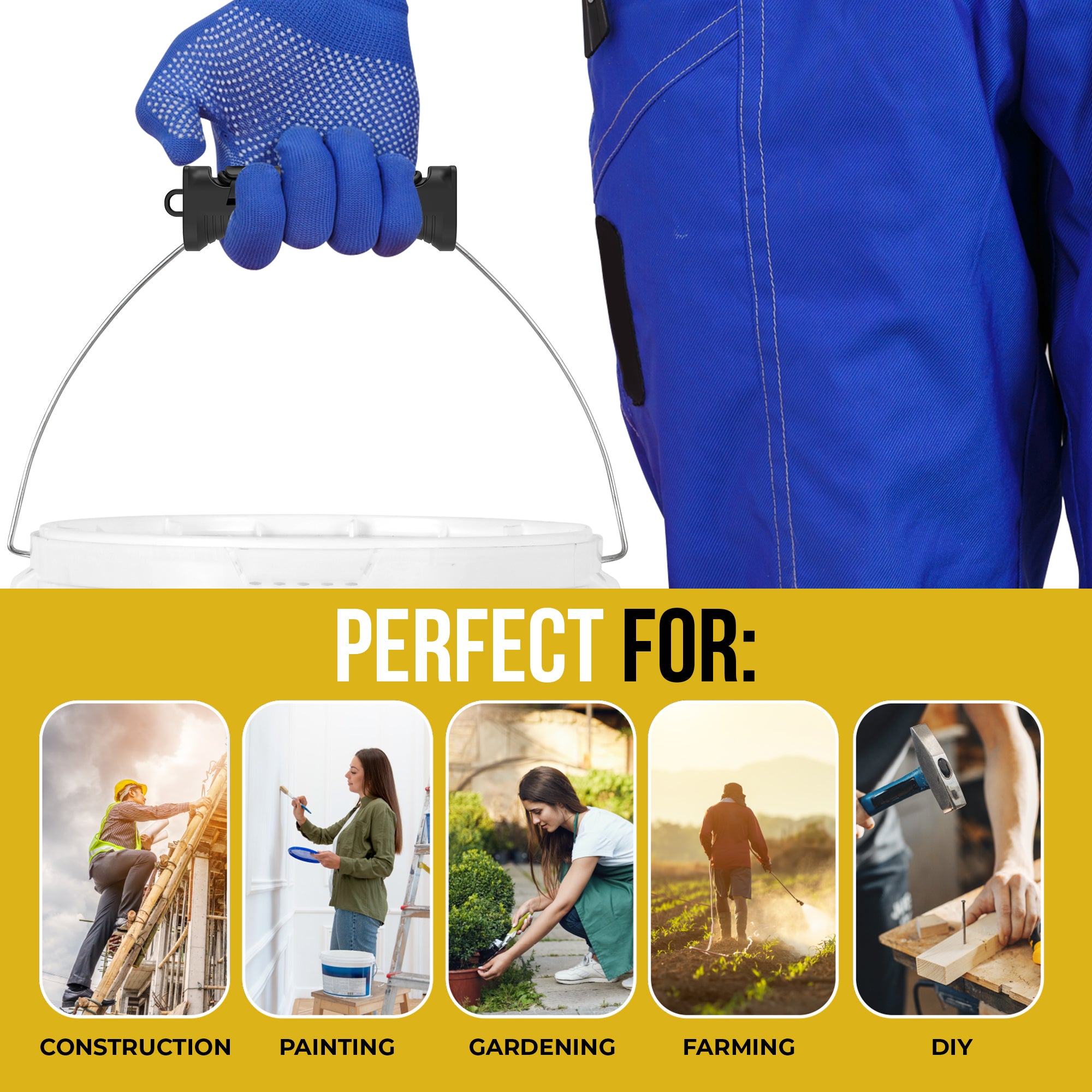 Handtec Picture HANDTEC Bucket Grip - Ergonomic & No Slip Handle – Tec Products, Inc.