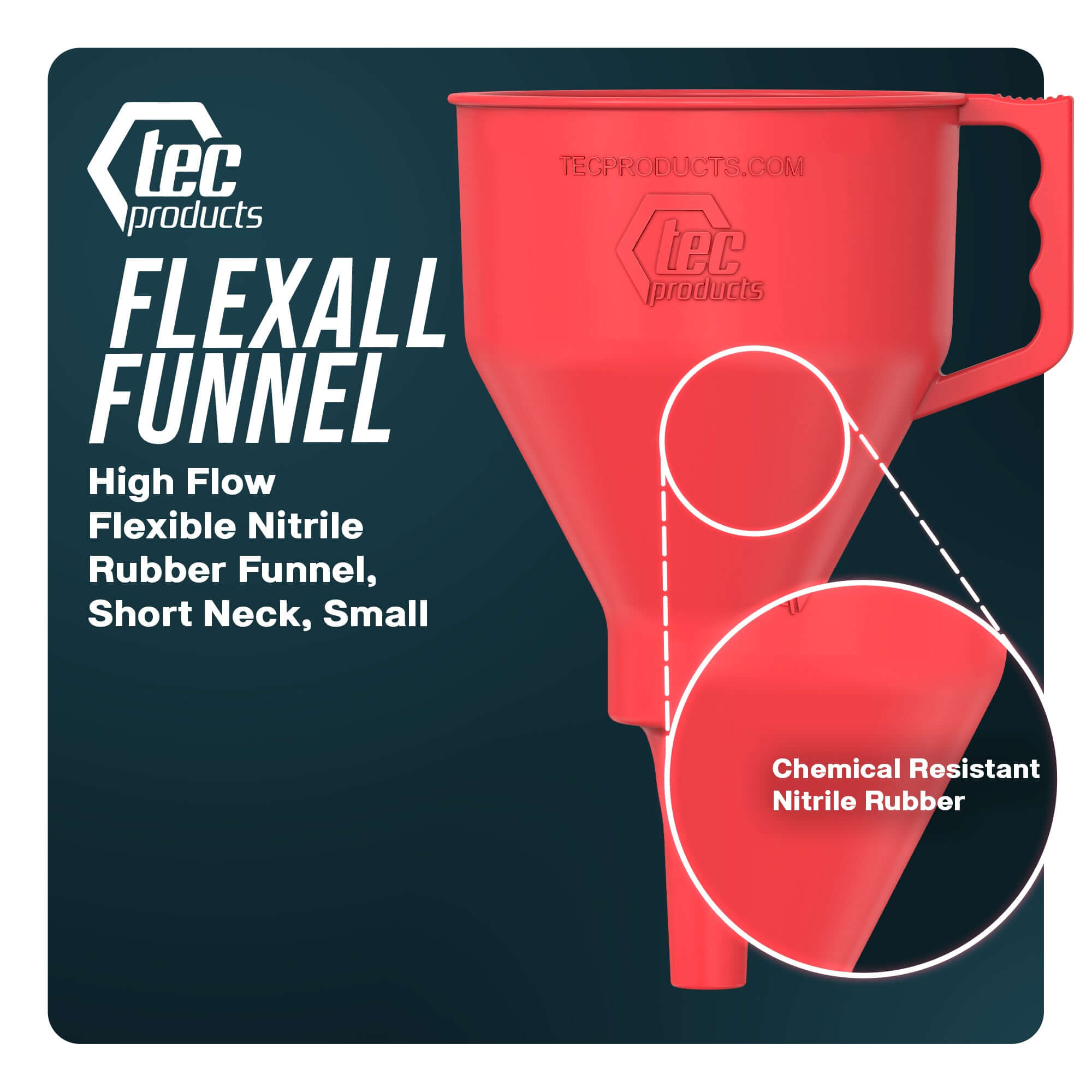 FLEXALL High Flow Funnel - Ultimate Flexibility – Tec Products, Inc.