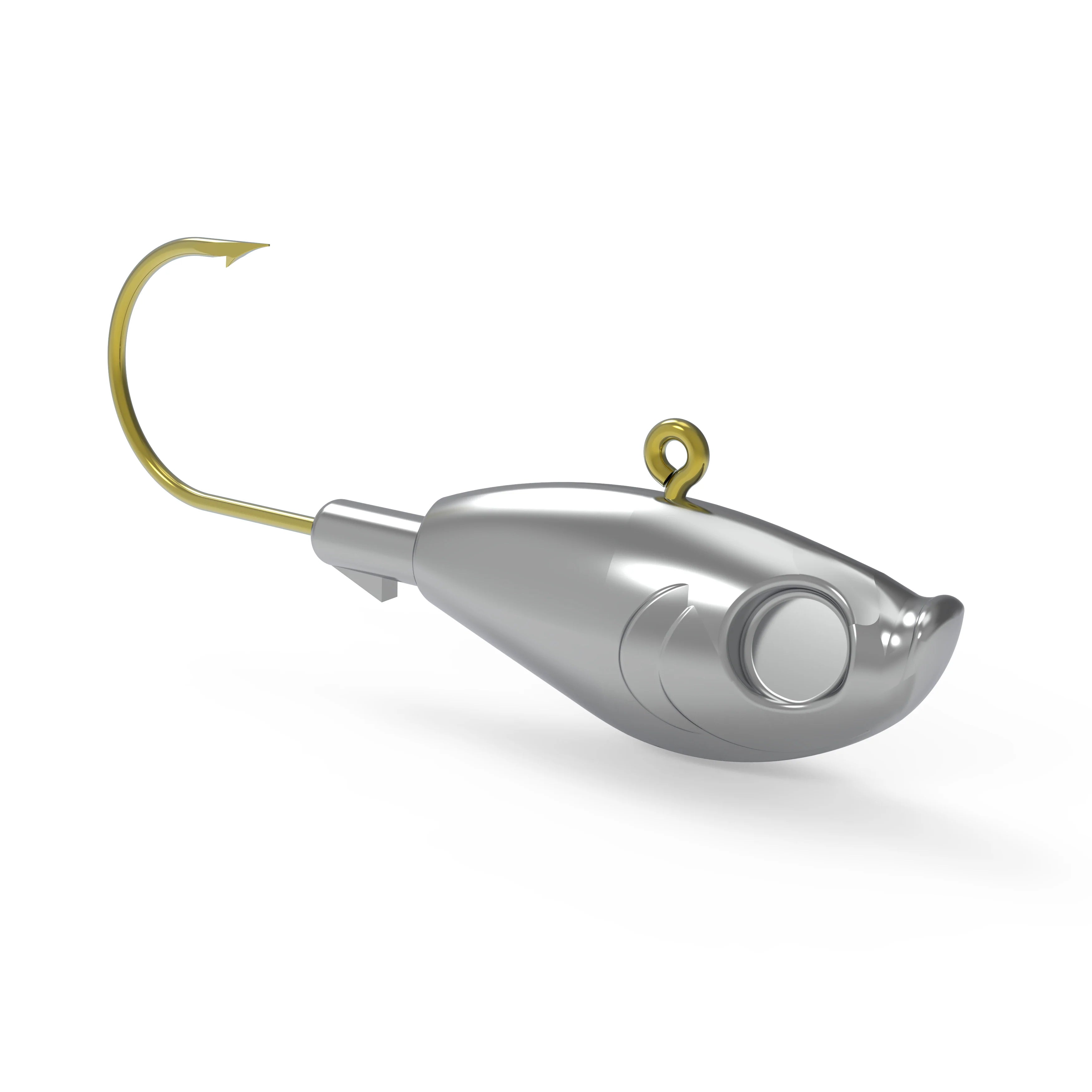 Ultra Minnow White Powder Coated Jig Heads Swimbait Lure Ultra